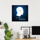 Pi - WISSENSCHAFTLICHE REGELN | Math Poster (Heimbüro)