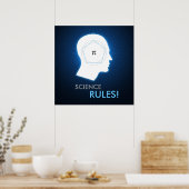 Pi - WISSENSCHAFTLICHE REGELN | Math Poster (Küche)