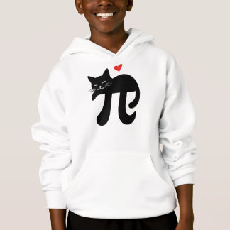 Pi-Zahl Junger Mathe-Liebhaber Katzen-Geek Hoodie