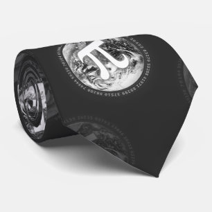 Pi Zahlenmuster NERD Krawatte