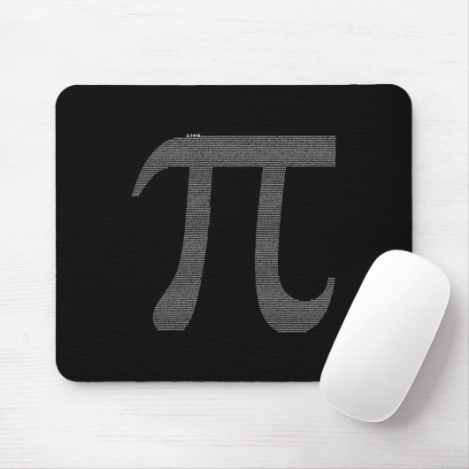 Pi-Zeichen mit 10 Mousepad (Mit Mouse)
