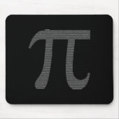 Pi-Zeichen mit 10 Mousepad (Vorne)
