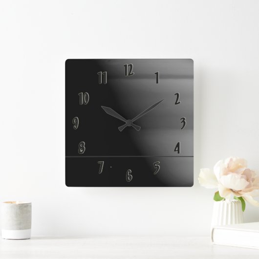 PIA8331 QUADRATISCHE WANDUHR (Zuhause)