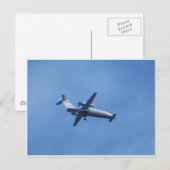 Piaggio P180 Luftfahrzeug Postkarte (Vorne/Hinten)