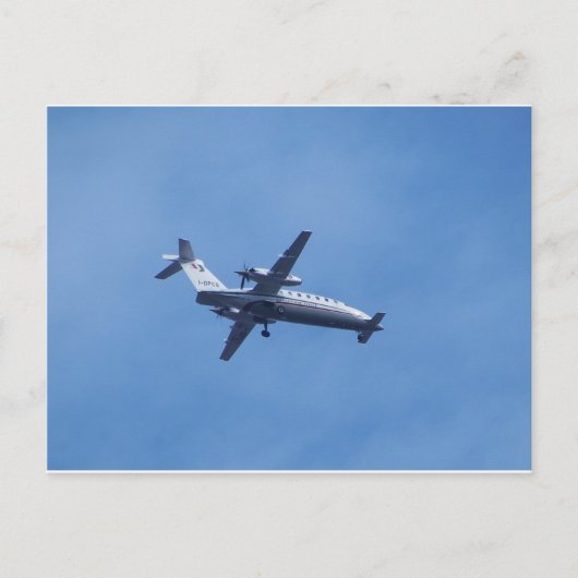 Piaggio P180 Luftfahrzeug Postkarte (Vorderseite)