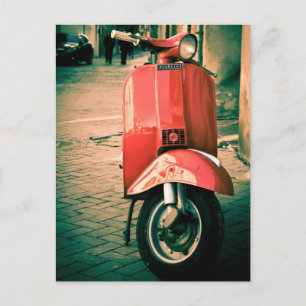Piaggio Scooter in Italien Postkarte