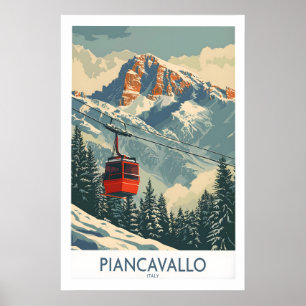 Piancavallo Ski Print - Italien 1 Poster