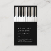 Pianiskarte Visitenkarte (Vorderseite)