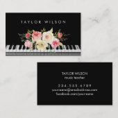 Pianiskarte Visitenkarte (Vorne/Hinten)