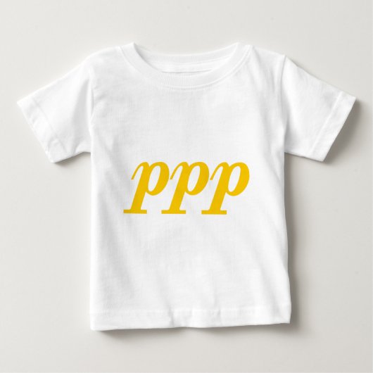 Pianissimo Possibile Baby T-shirt (Vorderseite)