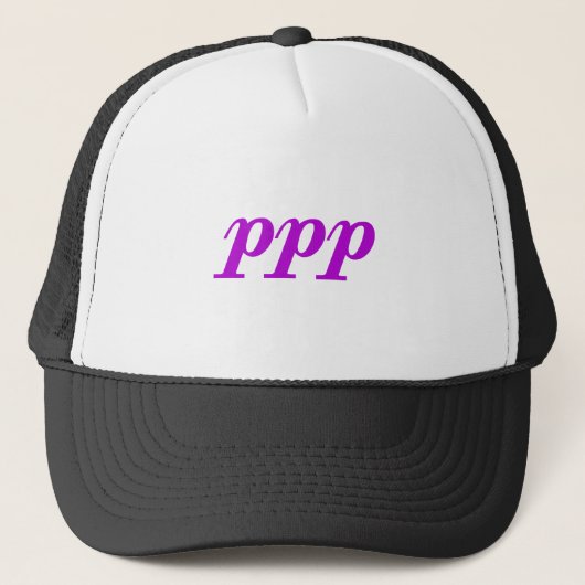 Pianissimo Possibile Truckerkappe (Vorderseite)