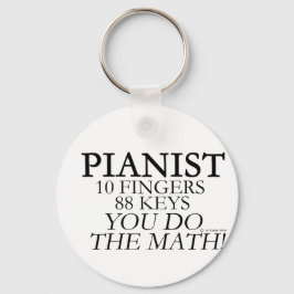 Pianist 10 Fingers 88 Keys Schlüsselanhänger
