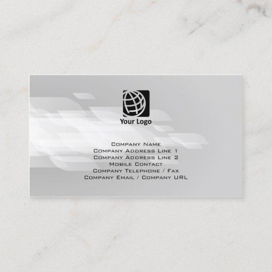 Pianist Business Card Flashback Visitenkarte (Rückseite)