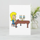 Pianist Einladung (Stehend Vorderseite)