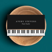 Pianist Elegant und einfache schwarze Klaviertaste