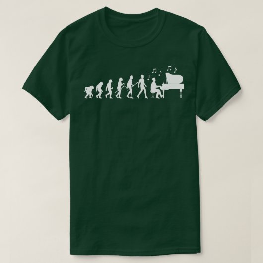 Pianist Evolution T-Shirt (Design vorne)