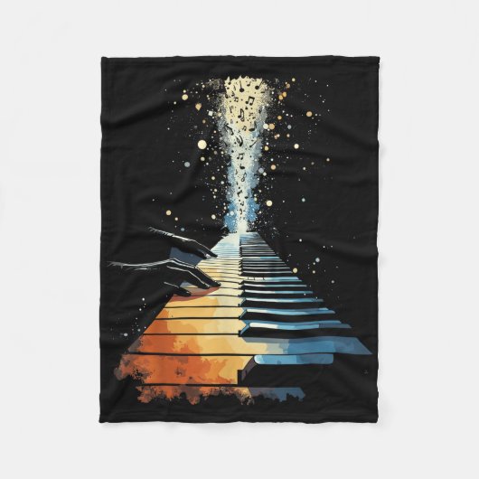 Pianist Fleecedecke (Vorderseite)