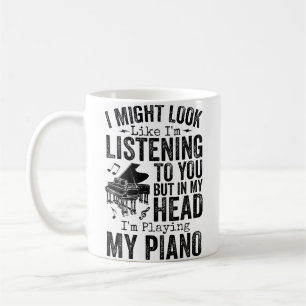 Pianist Ich könnte so aussehen, als würde ich Klav Kaffeetasse