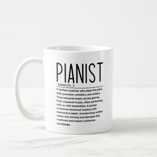 Pianist Kaffeetasse (Links)