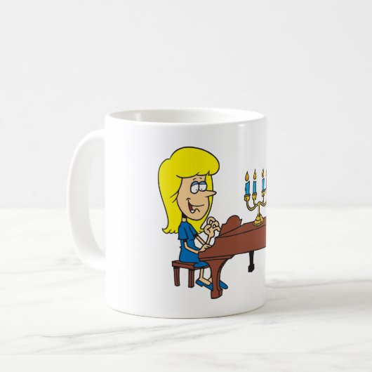 Pianist Kaffeetasse (Vorderseite Links)