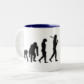 Pianist-Klavier-Orchester-Komponist-Mozart-Gang Zweifarbige Tasse (Vorderseite Links)