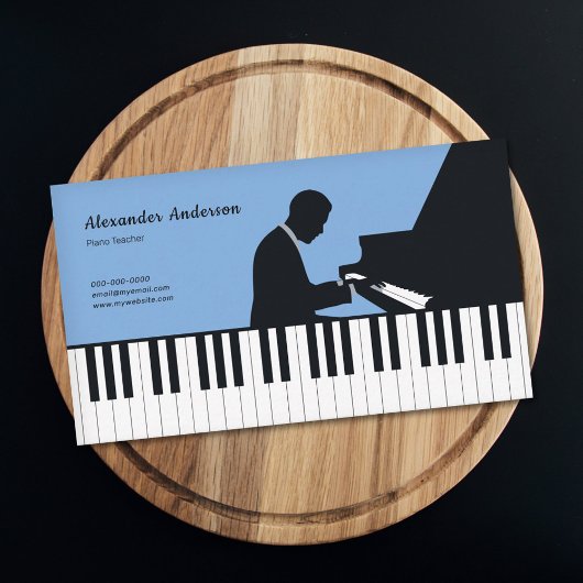 Pianist & Klavierlehrer Visitenkarte