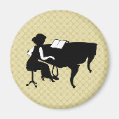 Pianist Konzert Erwägung Piano Magnet Geschenk (Vorne)
