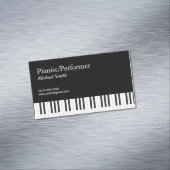 Pianist Magnetische Visitenkarte (Beispiel)