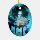Pianist Meringue Ornament (Hinten)