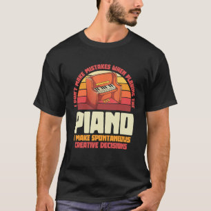 Pianist Musician Orchestra Musical Instrument Rett T-Shirt