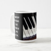 Pianist Pianist Kaffeetasse (Vorderseite Links)