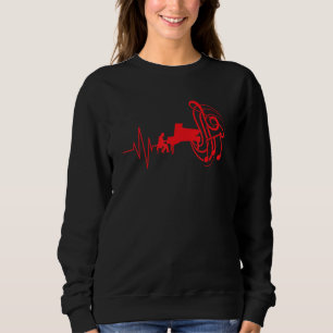 Pianist Pianist Musical in Heartbeat Sweatshirt