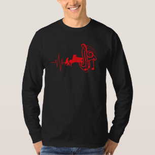 Pianist Pianist Musical in Heartbeat T-Shirt