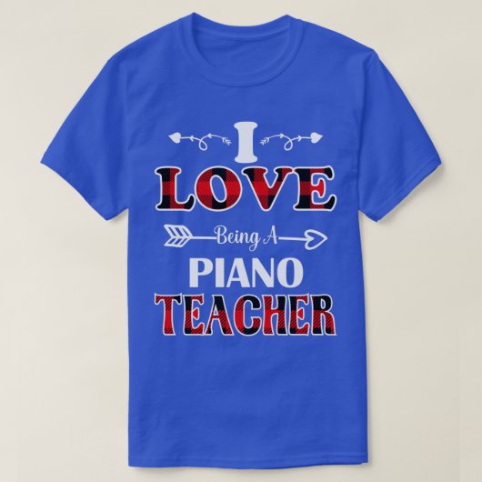 Pianist Pianist Valentinstag T-Shirt (Design vorne)