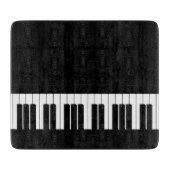Pianist Piano Keyboard Black and White Keys Schneidebrett (Vorderseite)