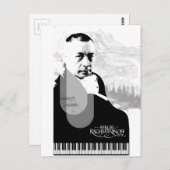 Pianist Postkarte (Vorne/Hinten)