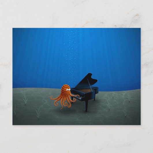 Pianist Postkarte (Vorderseite)