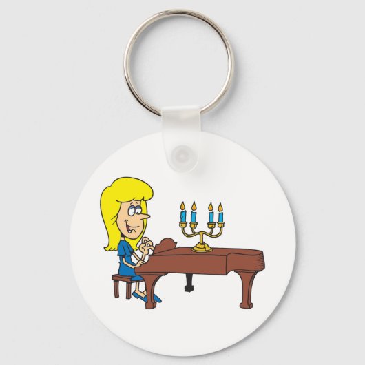 Pianist Schlüsselanhänger (Vorderseite)