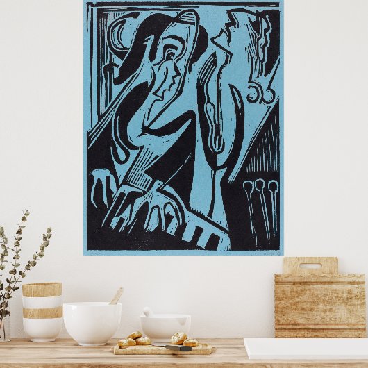 Pianist & Singer Poster (Küche)