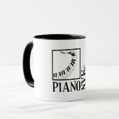 Pianist Tasse (Vorderseite Links)