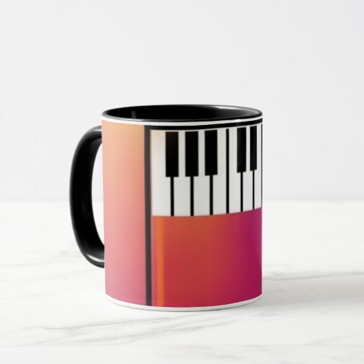 Pianist-Tasse Tasse (Vorderseite Links)
