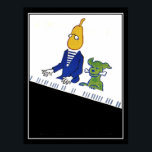 Pianist und Hund Art Deco Vintage Poster<br><div class="desc">Pianist und Dog Art Deco Vintage Poster Pianist ,  Hund ,  Pianist und Hund spielen Klavier ,  Musikfestival ,  Deko ,  Retro-Bilder ,  Vintage Werbekampagne ,  Jugendstil ,  Retro ,  Vintag ,  Vintage Illustrationen ,  Vintagestore ,  Vintage Grafik</div>