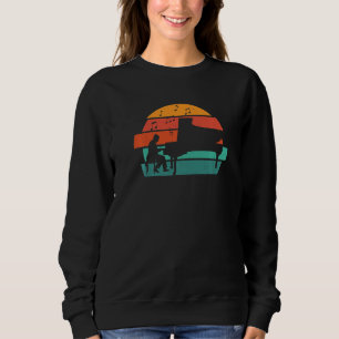 Pianist und Noten Sweatshirt