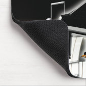 Pianist und Tastatur Mousepad (Ecke)