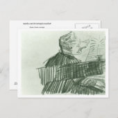 Pianist, Vincent van Gogh-schöne Kunst Postkarte (Vorne/Hinten)