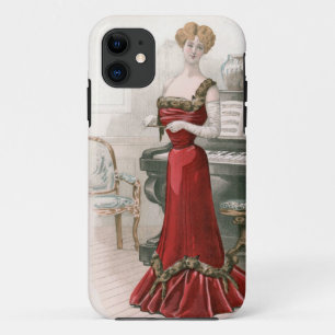 Pianist Vintag Edwardian Fashion Illustration Case-Mate iPhone Hülle