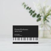 Pianist Visitenkarte (Stehend Vorderseite)