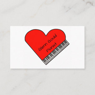 Pianist-Visitenkarte Visitenkarte