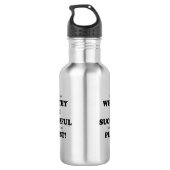 Pianist Wealthy & Successous Edelstahlflasche (Rückseite)