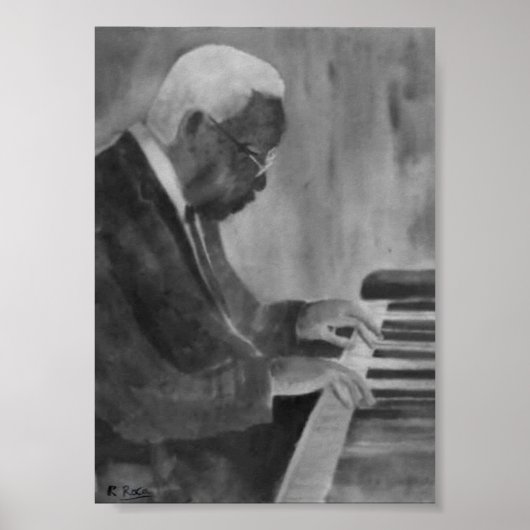 Pianista Jazz Poster (Vorne)